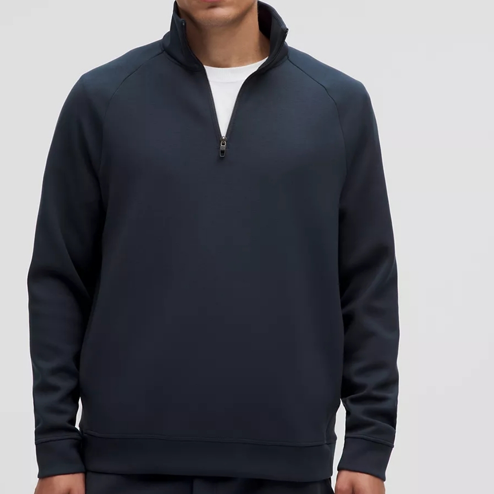 Lululemon Men's Smooth Spacer Quarter Zip True Navy- L
